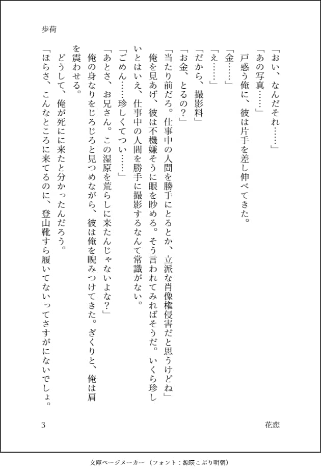 あなた好みの小説綴ります あなた好みの小説お書きします。 イメージ3