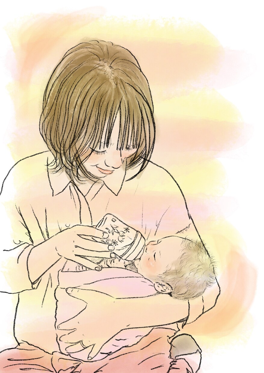 家族・子どもの思い出を絵本風イラストにします 家族・子どもの大切な思い出写真を手描き風イラストに イメージ6