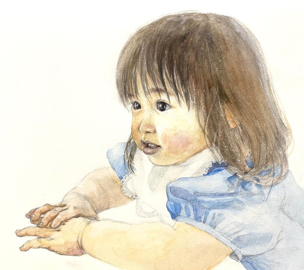 世界にひとつのリアルタッチ似顔絵を描きます ✴︎子どもの成長記録・ウェルカムボード・記念日プレゼント✴︎ イメージ1