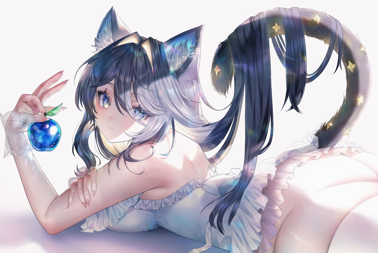 細部まで拘った、可愛らしい女の子のイラスト描きます 透明感のある可愛らしい女の子を描くのが得意です！ イメージ2