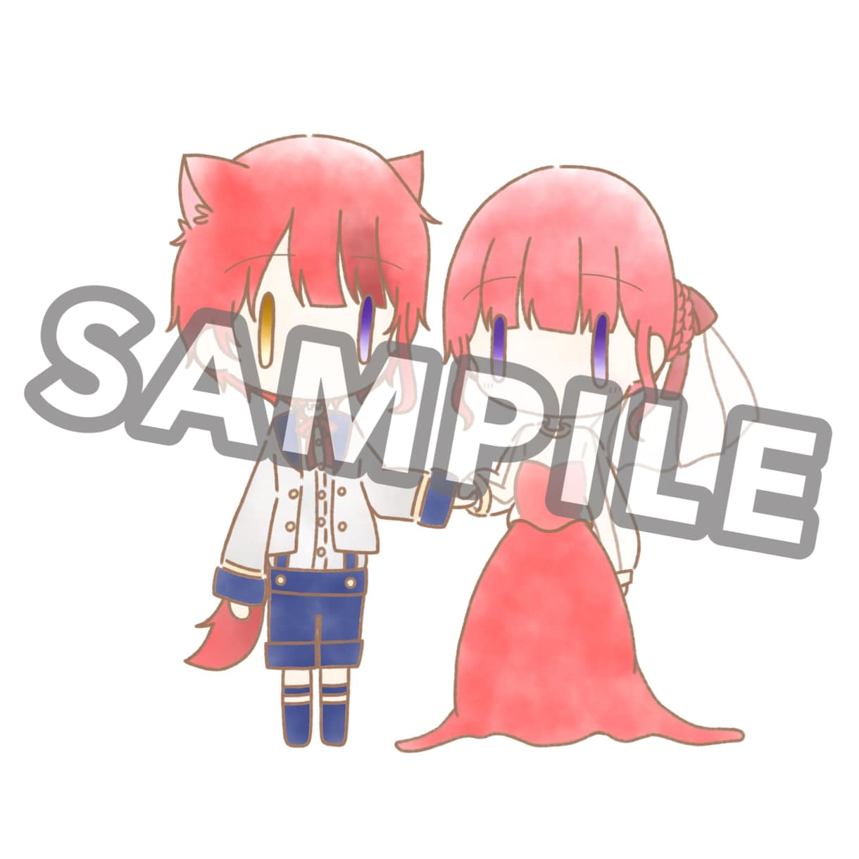 きみの好きな推しとの夢絵を描きます ほのぼのな夢絵を作りませんか？ イメージ3