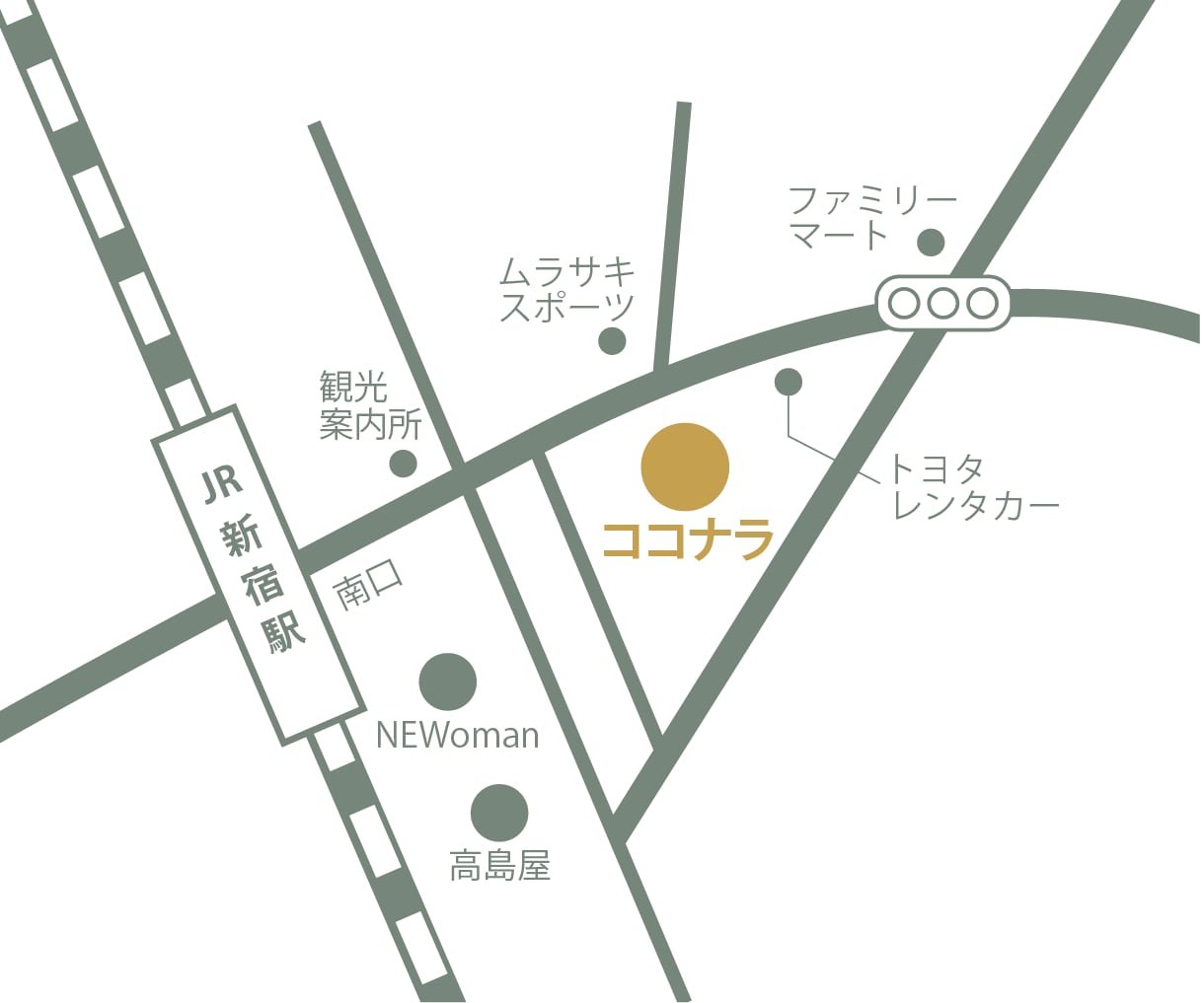 シンプルでわかりやすい地図を制作します シンプル・おしゃれ・和風など、ご希望に合わせて制作します イメージ2