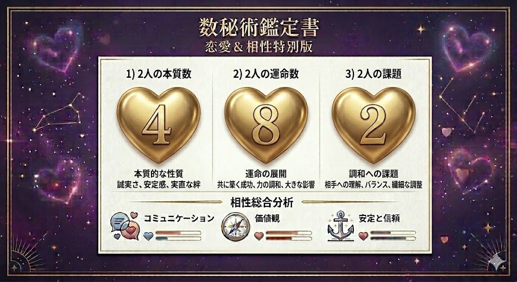 また喧嘩…から卒業。心のズレ解く愛の鑑定書届けます 大好きなのに愛してるのに。ぶつかる理由を紐解いて笑顔の毎日へ イメージ2