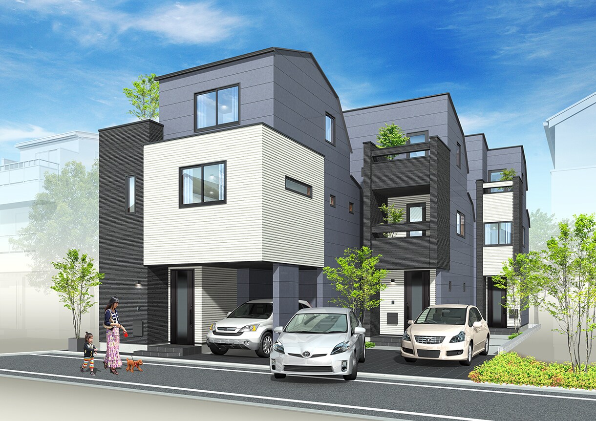 住宅の魅力を引き出す建築外観パース制作します 販売・提案に使える高品質な住宅パース イメージ8