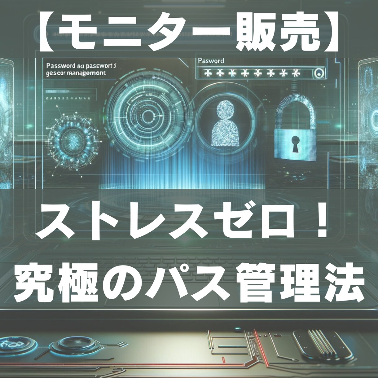 このパスワード管理は亡き後にも効果を発揮します 【モニター販売】ストレスゼロ！究極のパス管理法公開します イメージ1