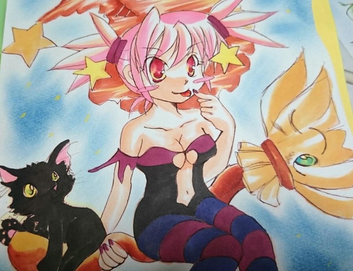 似顔絵でハロウィンイラストかきます ハロウィンコスプレ風にイラスト描きます! イメージ2