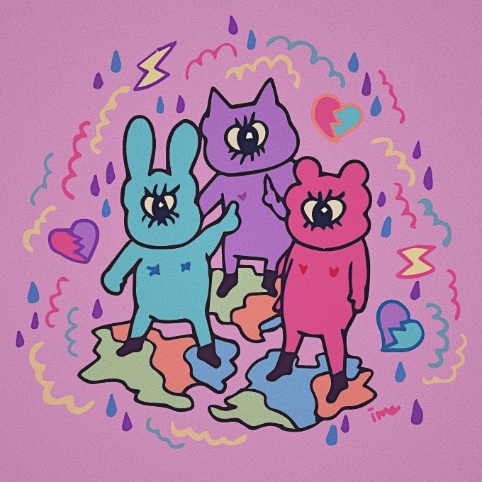 個性的でかわいいオリジナルキャラを制作します 他と被りたくない方必見！カラフルポップで自由な絵柄✩ イメージ3
