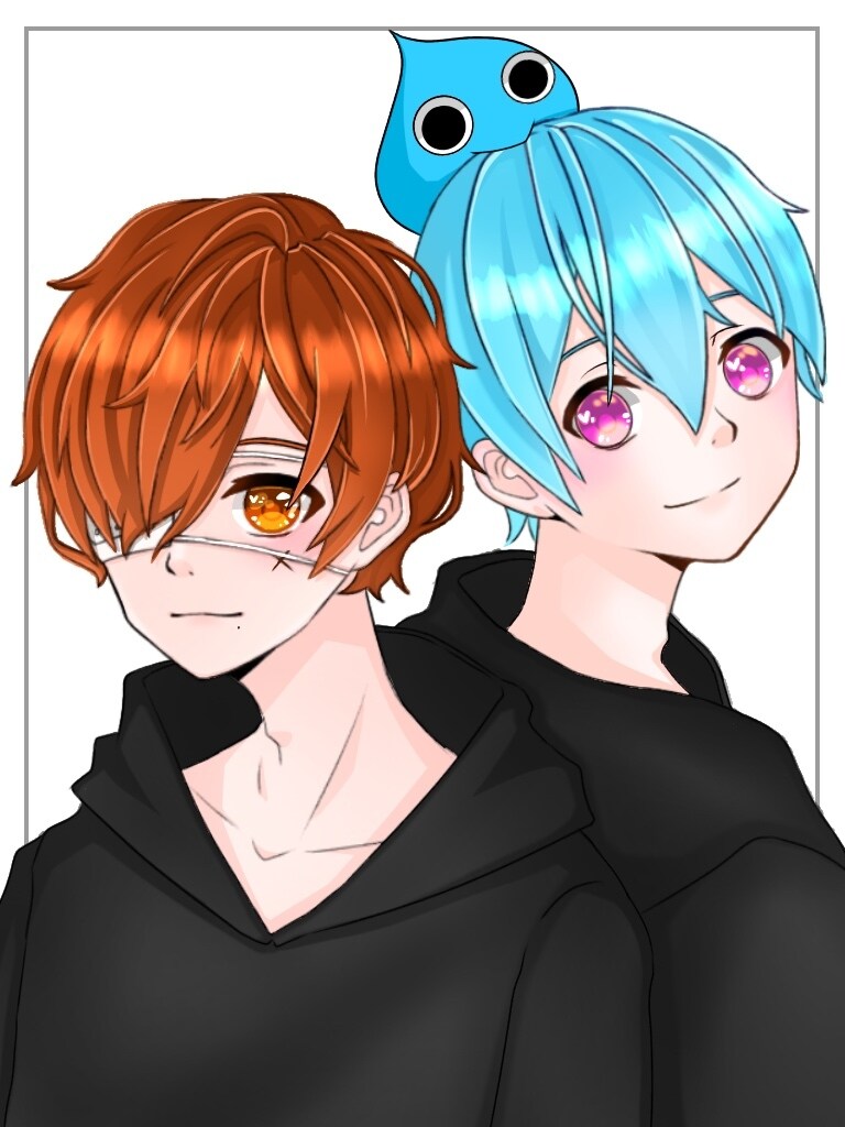 オリキャラのイラスト描きます 色んな絵柄で描くことができます！腐、百合、夢も〇 イメージ6
