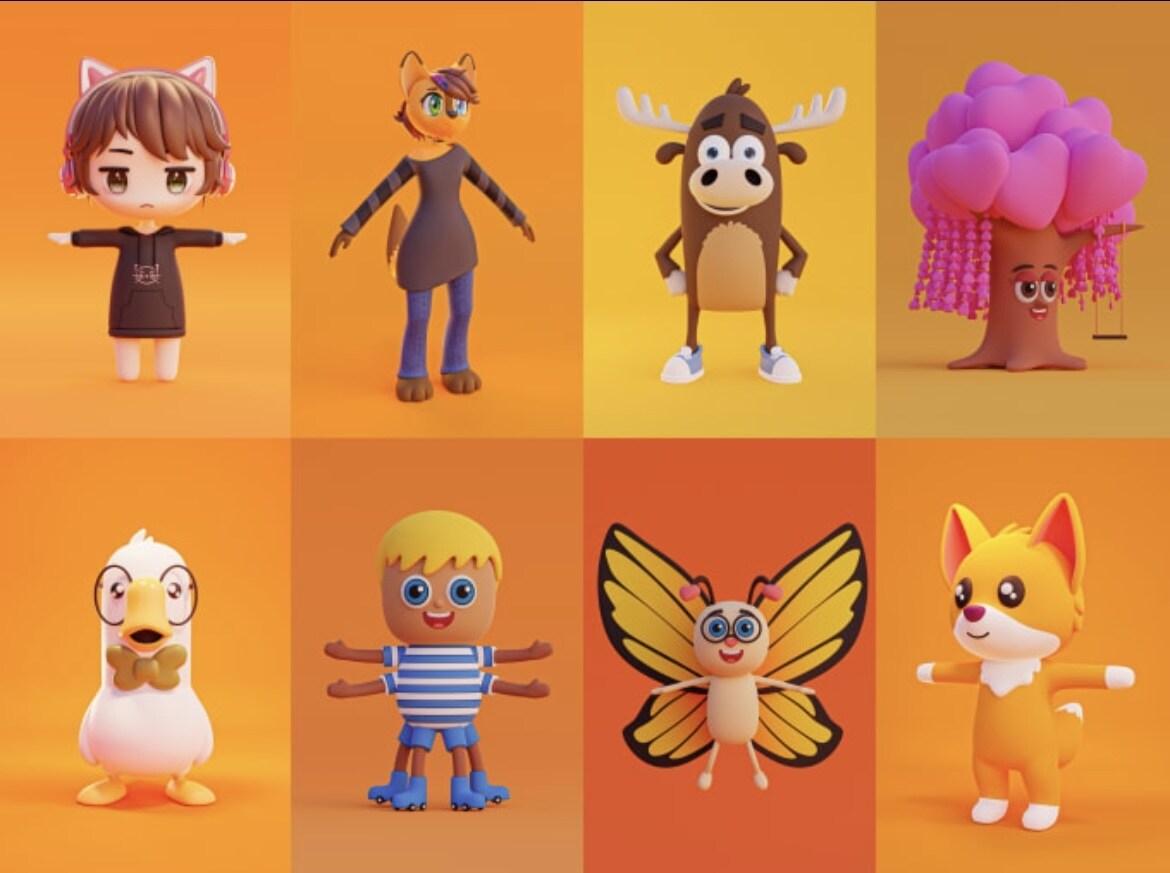 3Dキャラクターをモデリングします プロが品質にこだわって制作します！実際多数！ イメージ3
