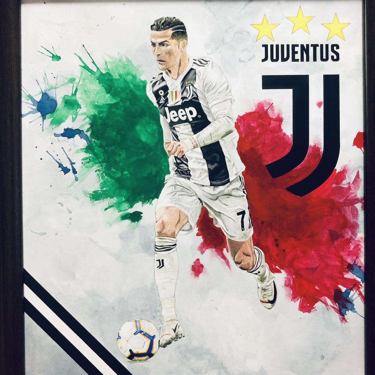 スポーツ選手の絵を描きます 好きなスポーツ選手の絵をサイン色紙色紙にお描きします！ イメージ1