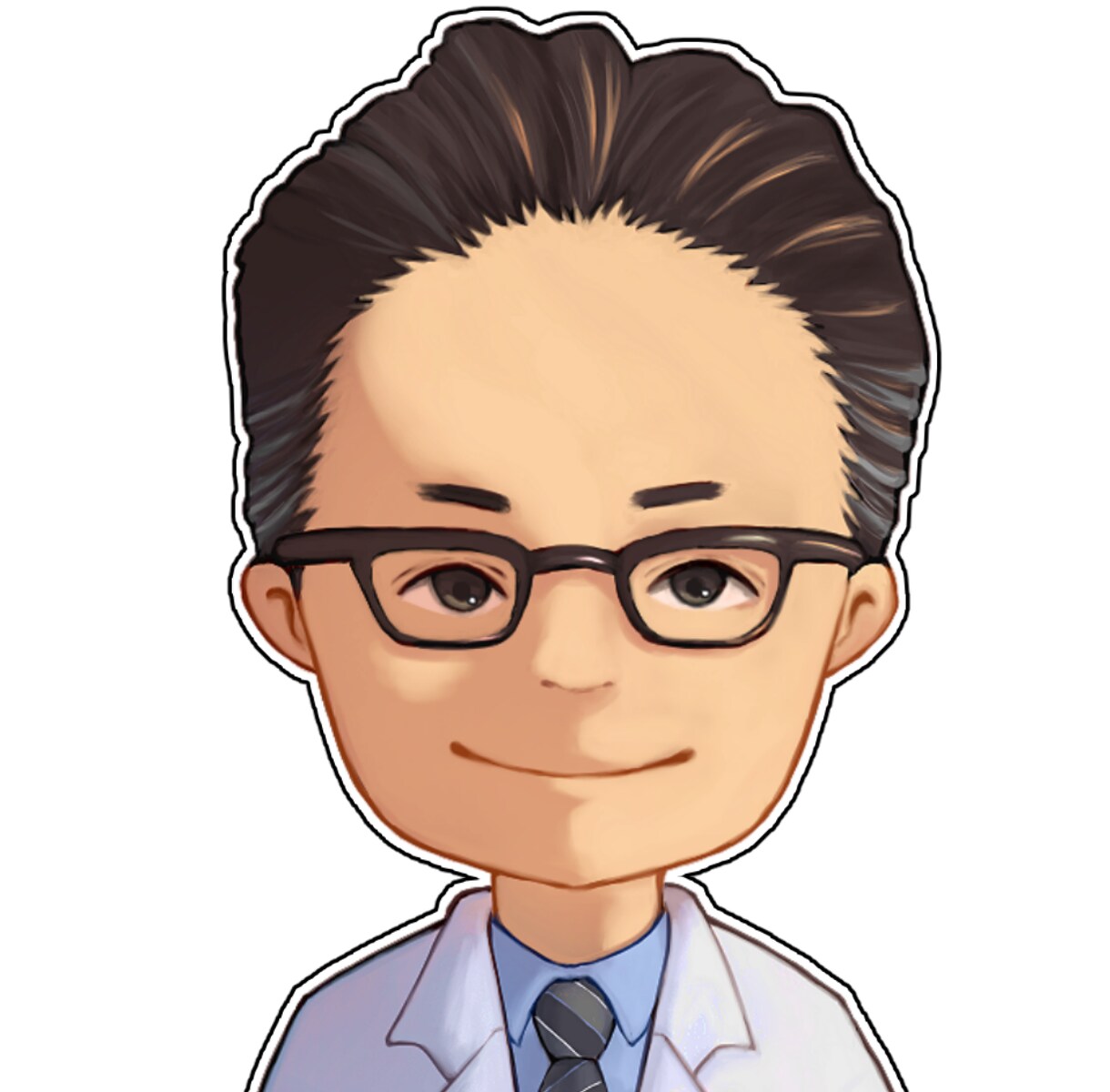 かわいくて記憶に残る似顔絵アイコンを制作します ふんわりかわいい似顔絵！SNSや名刺にもおすすめ♪ イメージ3