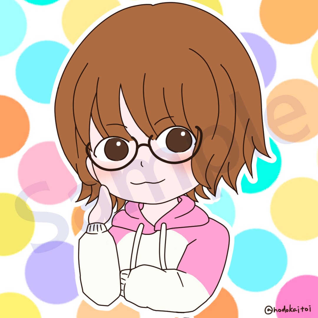 ゆるくかわいいキャラクターを描きます TwitterなどのSNS用アイコン画像に！ イメージ3
