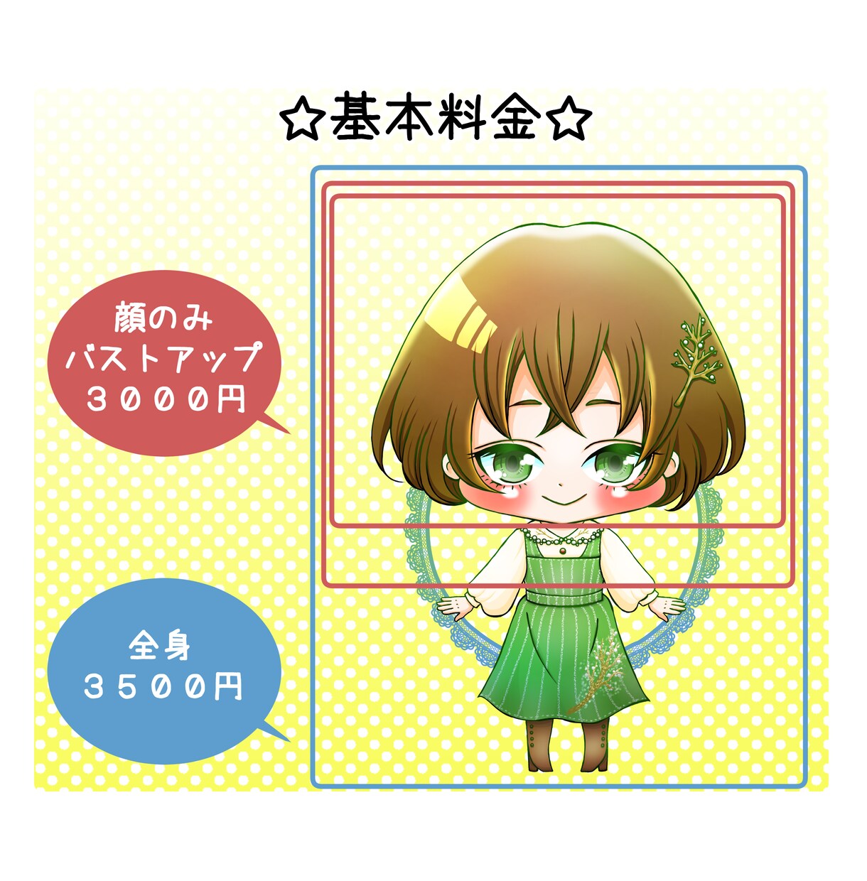 商用利用◎用途に応じた可愛いミニキャラ描きます SNS・YouTubeのアイコン・ヘッダー・イラストに✽.｡ イメージ2