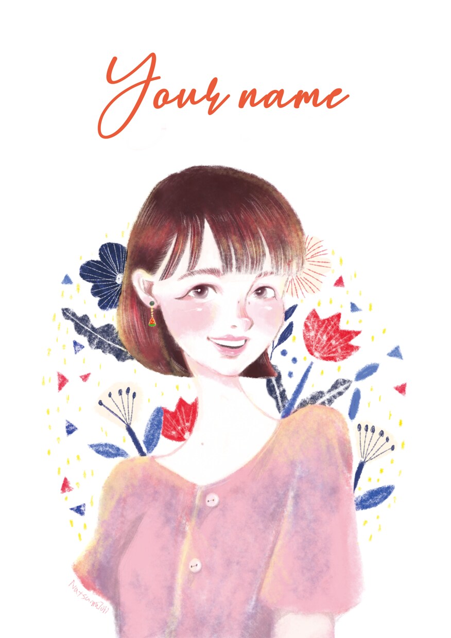 おしゃれで、かわいい似顔絵お届けします 記念日やSNSアイコンにオススメ♪ イメージ4