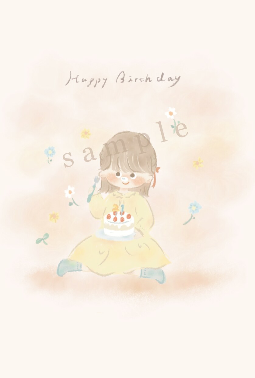 ほっこりやさしい似顔絵描きます 商用利用OK◎絵本タッチのあったかいイラストお届けします⚘⠜ イメージ7