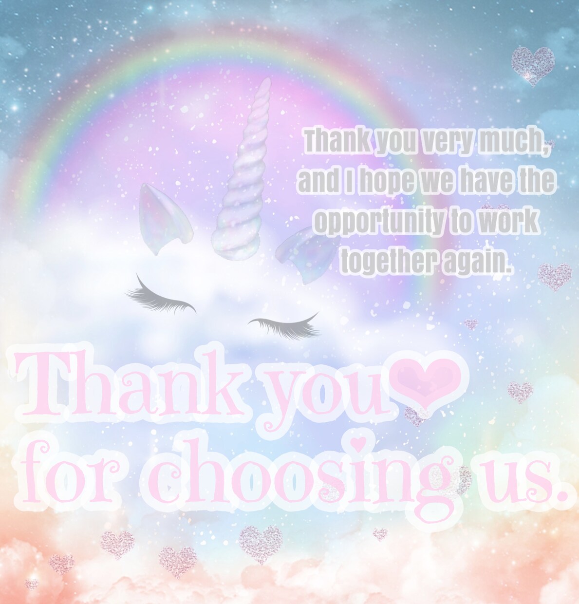 天使の羽Thank youカード作ります 癒し系デザインでハンドメイド梱包に最適 イメージ3