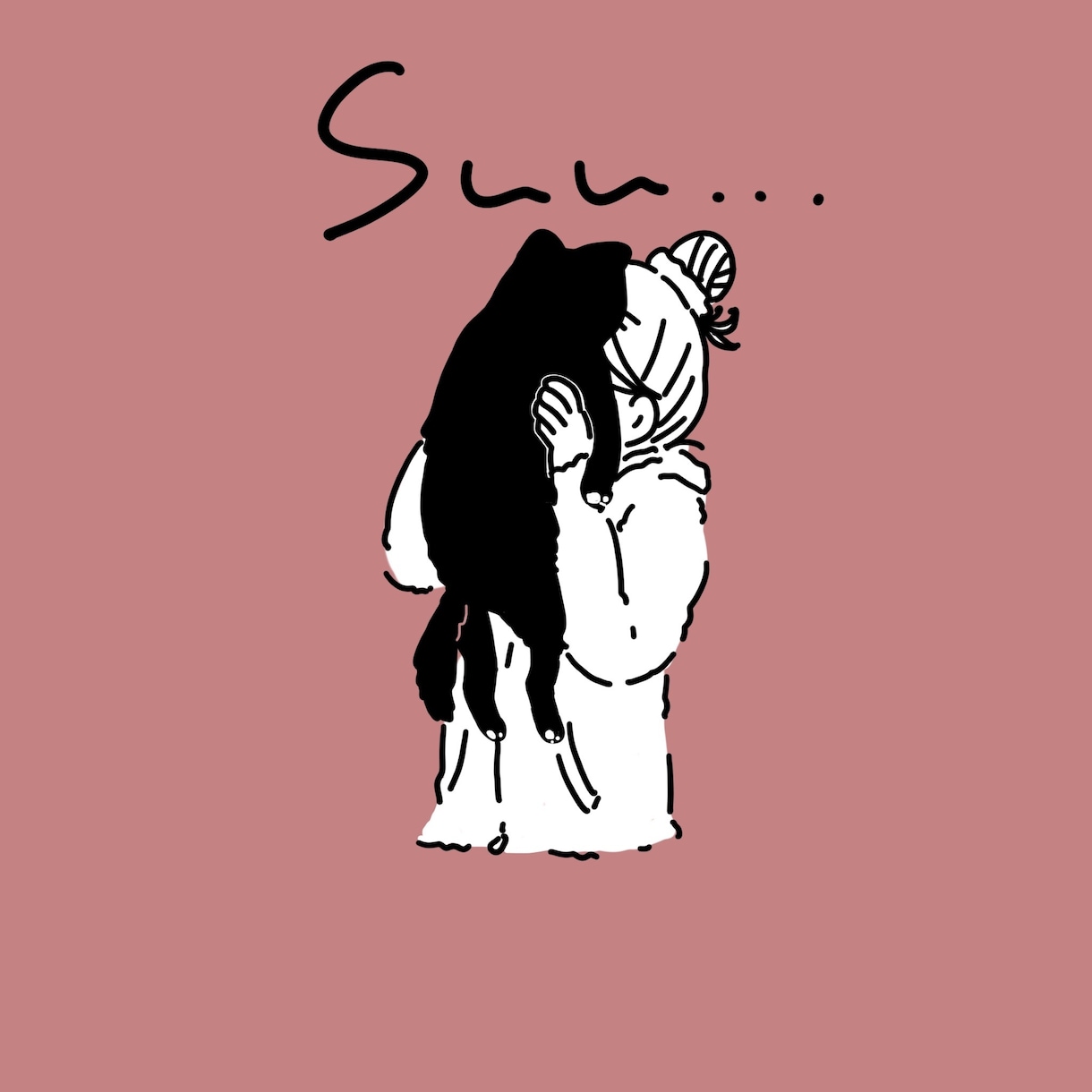 大切なペットとセットでゆるかわなアイコン描きます シンプルなのにレトロかわいいテイストが得意です。 イメージ2