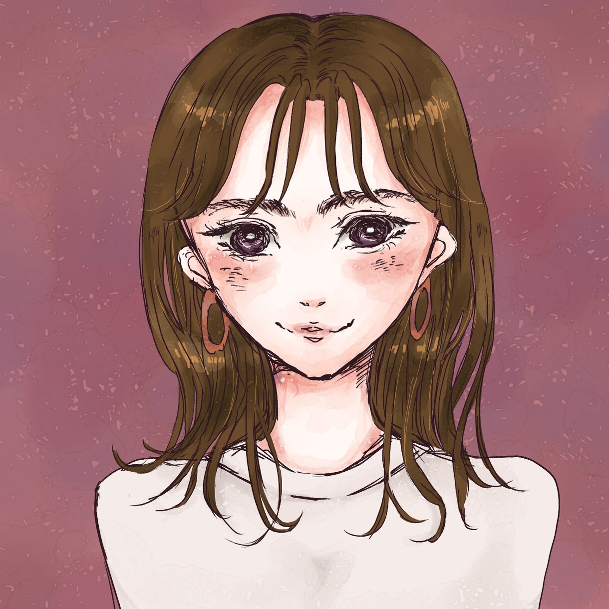 SNSアイコンやイラストを描きます おしゃれで透明感あふれる、あなたのためのイラスト◎ イメージ4