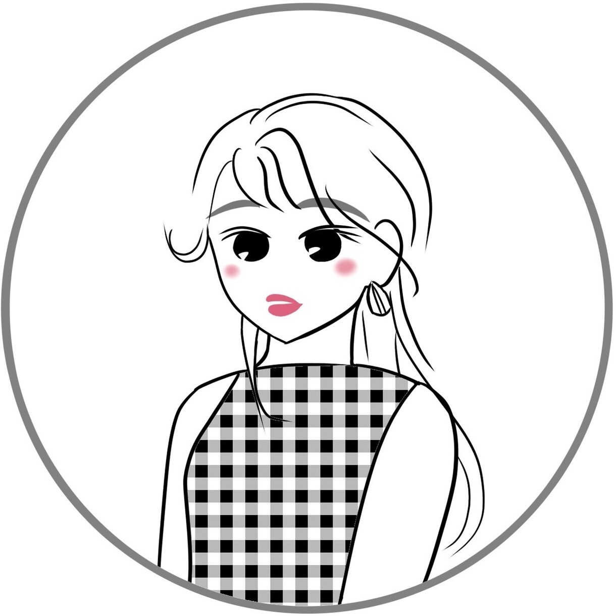 SNSアイコン向け似顔絵イラスト作成します お写真を元に、髪の色のご希望、お気に入りのお洋服も合わせます イメージ4