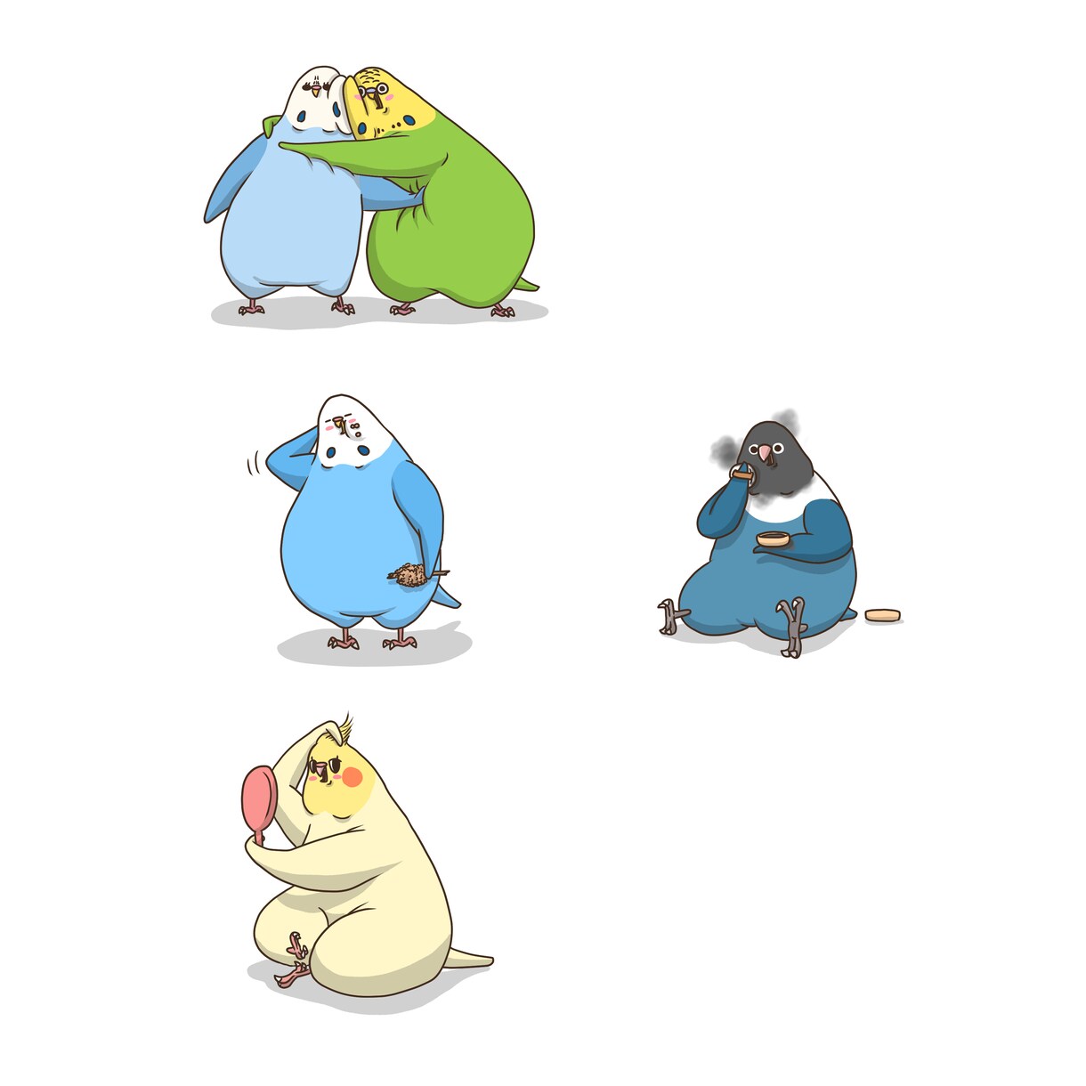 シュールでかわいいイラスト描きます 一風変わったイラストをアイコンに！ イメージ7