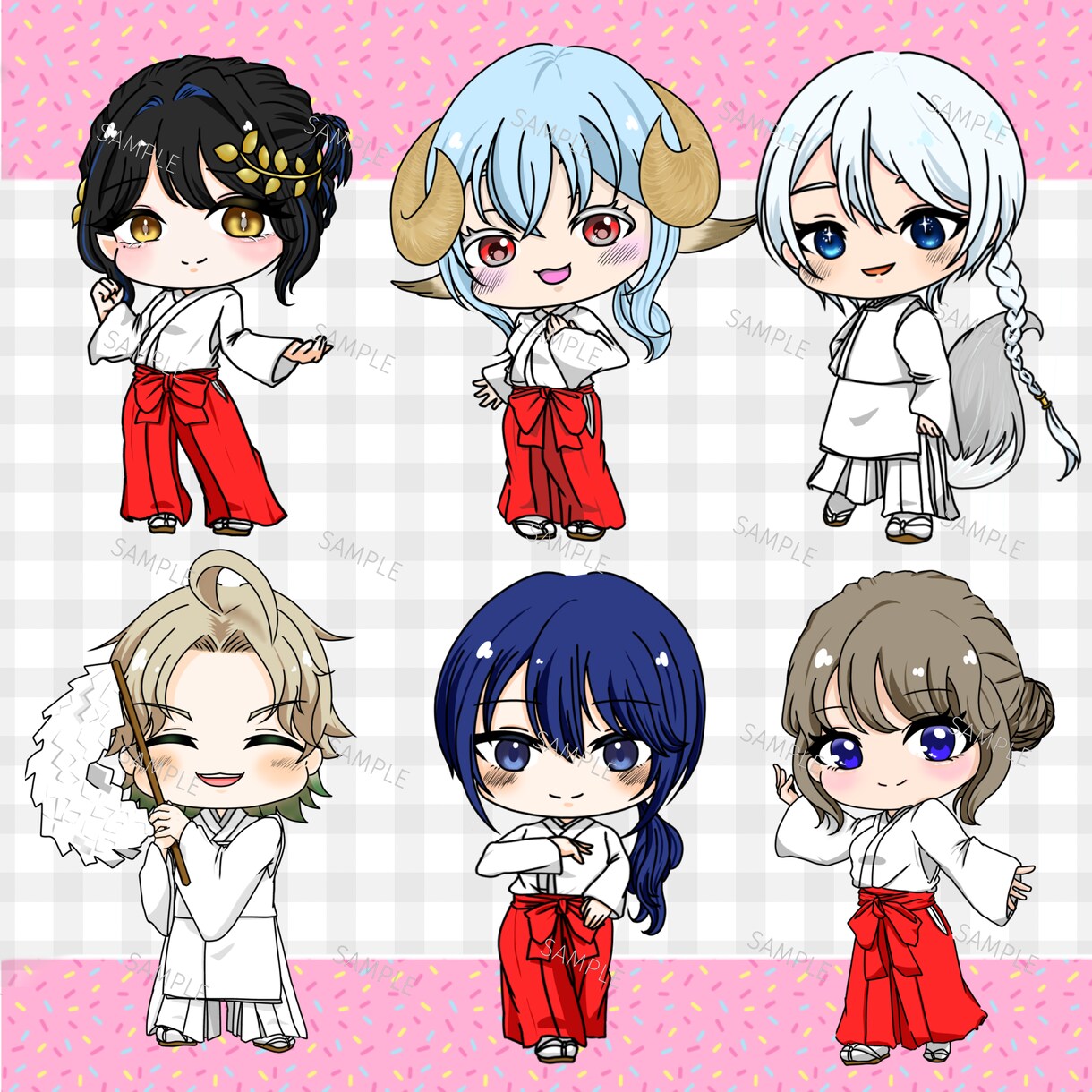 かわいいちびキャラお描きします SNSアイコンやブログ、グッズ、立ち絵などに！商用可☺︎ イメージ9