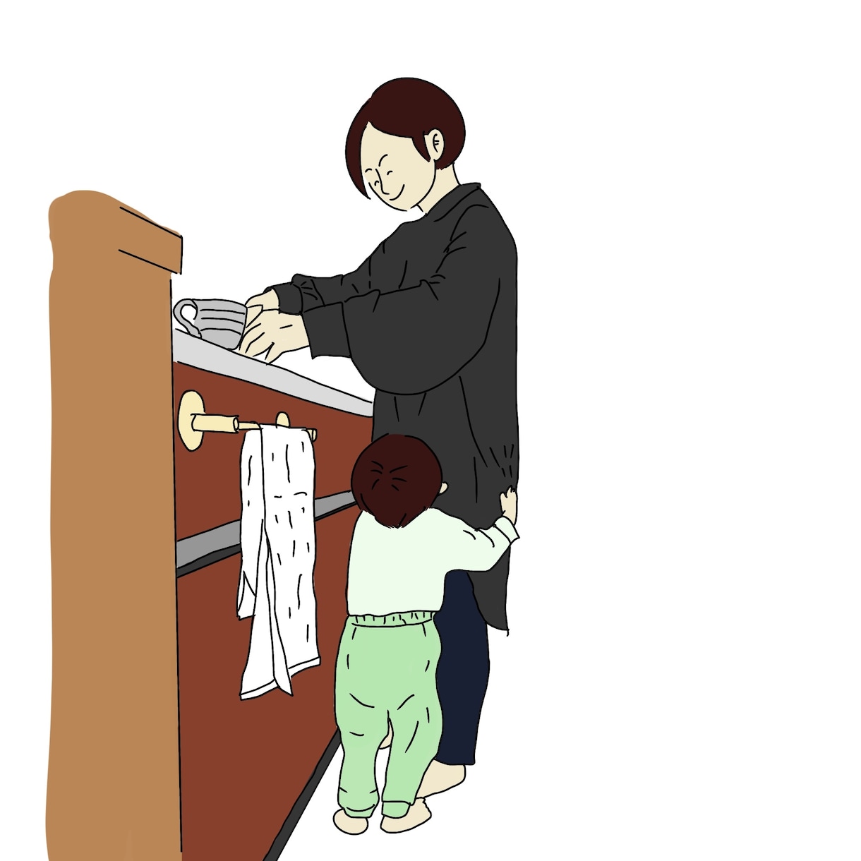 写真をいただき、作例のようなイラストを描きます ご家族やおもいがけないひとときの思い出をイラストに。 イメージ4
