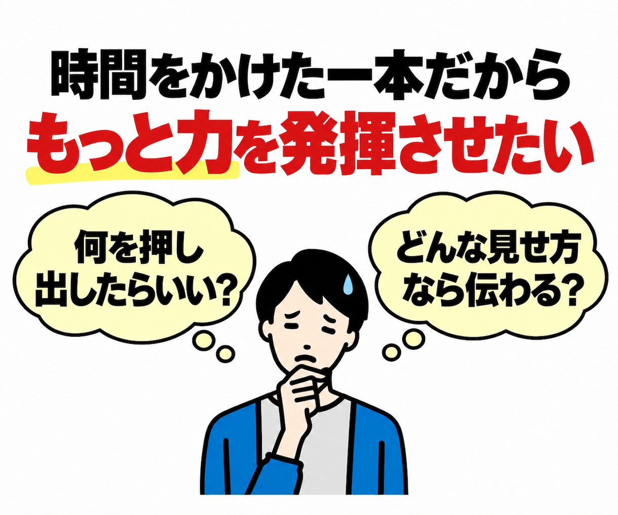 文言から考えるYouTubeサムネイルを制作します あなたの伝えたいことから、視聴者が見たくなる理由を見つけます イメージ2