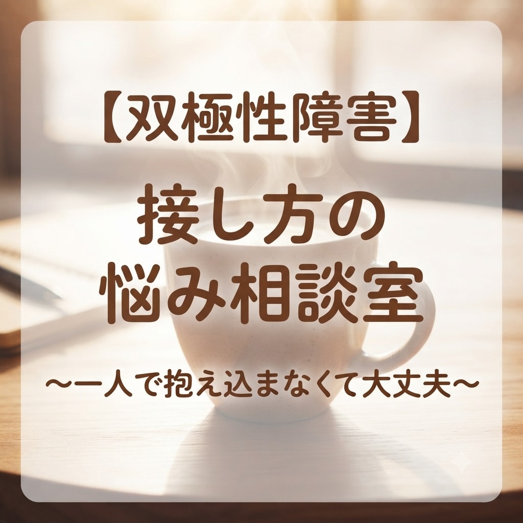 双極性障害の家族や恋人への接し方のお悩み聴きます 双極性障害経験者が、両方の目線から寄り添います。 イメージ1