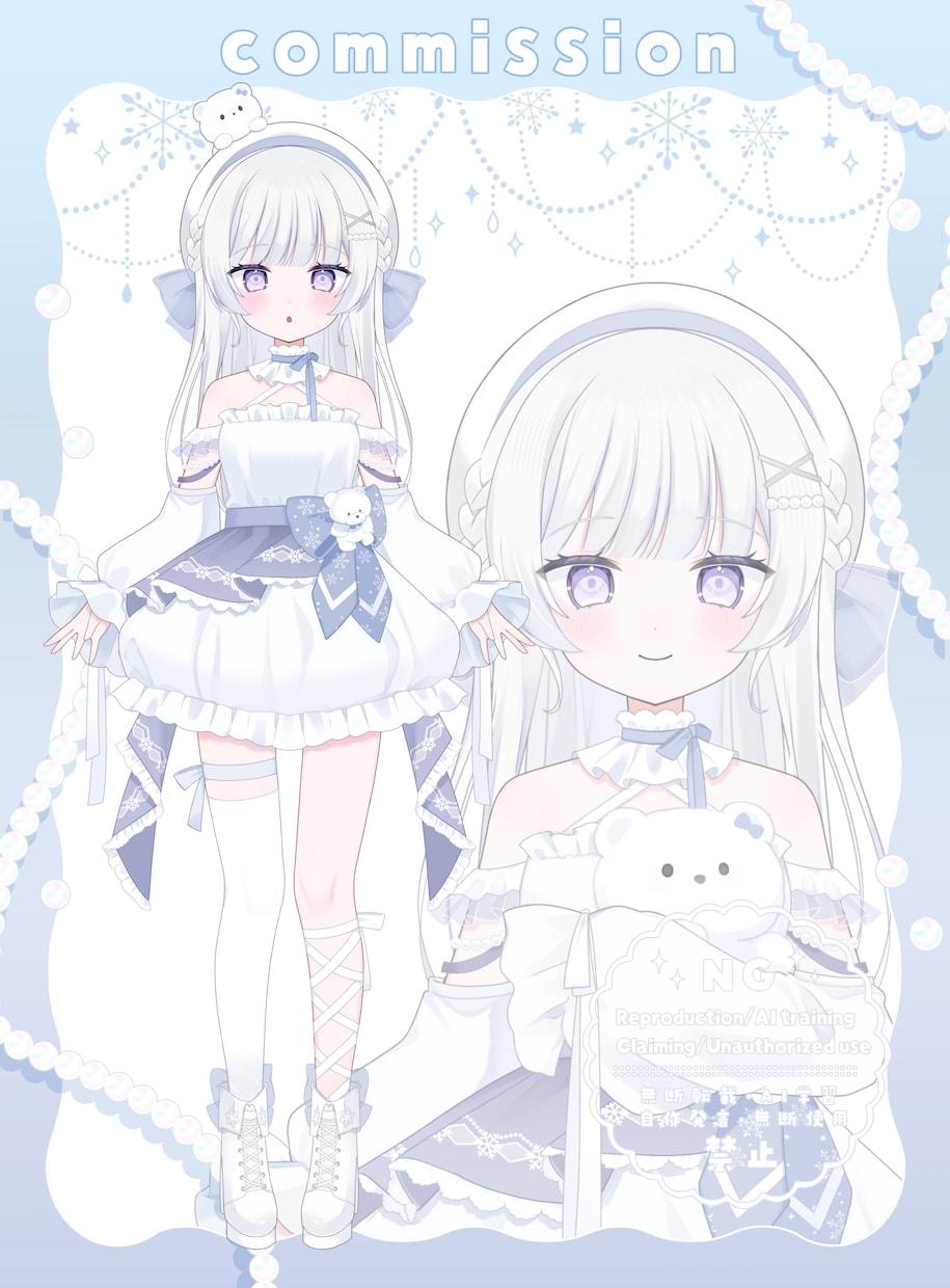 vtuber向けパーツ分けイラスト作成します 商用料金込み◎提携モデラー様ご紹介可能です イメージ6