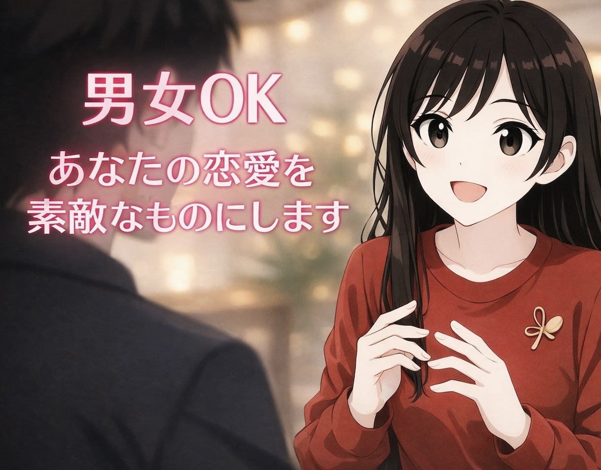 男女OK✻なぜか恋愛がうまくいかない理由あります 考え方の癖を一緒に整理し、感情と背景に寄り添う恋愛相談 イメージ1