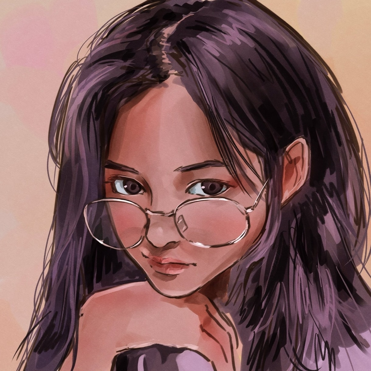エモい似顔絵をお描きします LINEやSNS等のオシャレなアイコンや贈り物にどうぞ！ イメージ6