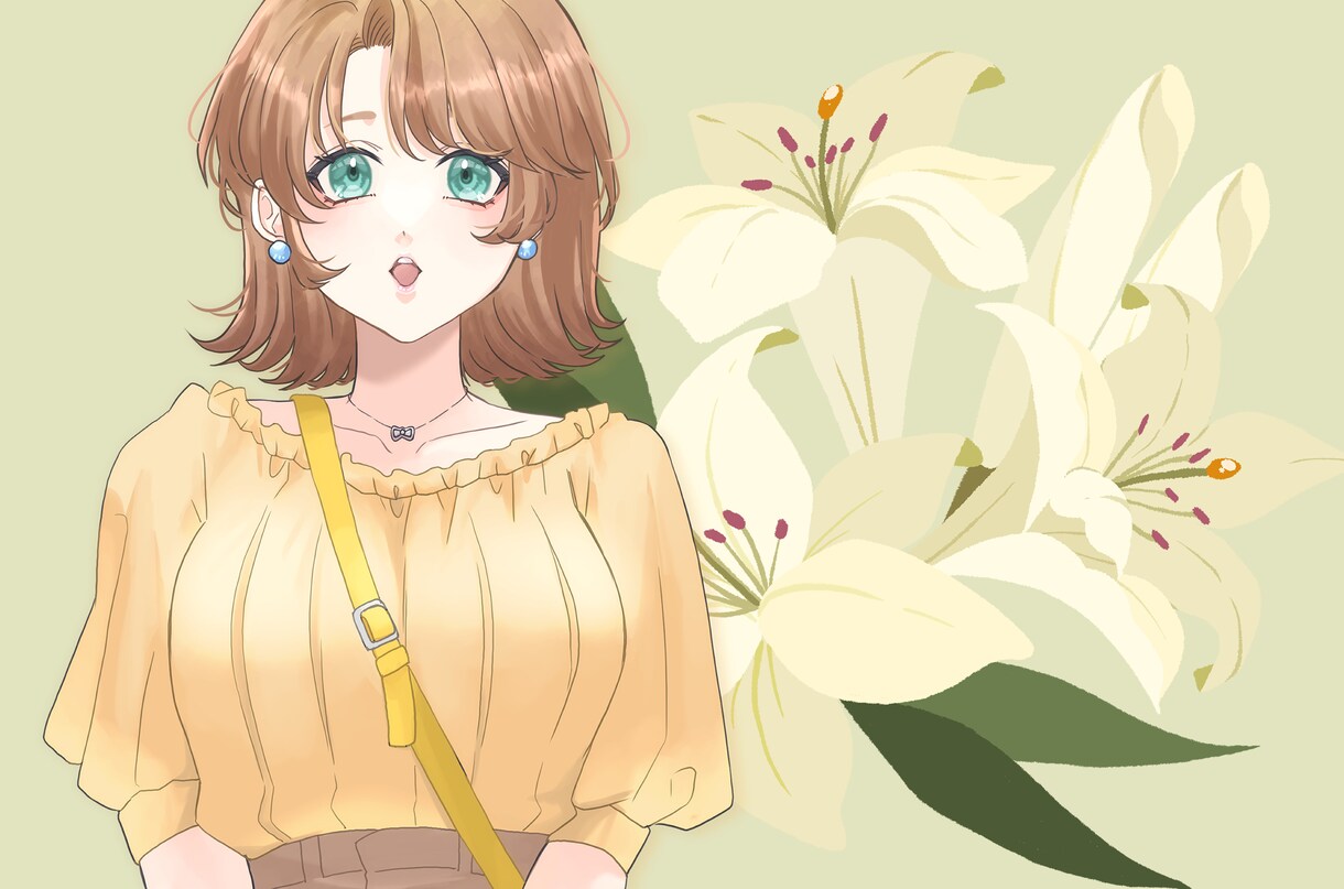 商用OK！柔らかな色彩と繊細な線のイラスト描きます SNS、サムネ、メンシプ特典、グッズ用など幅広くお受けします イメージ6