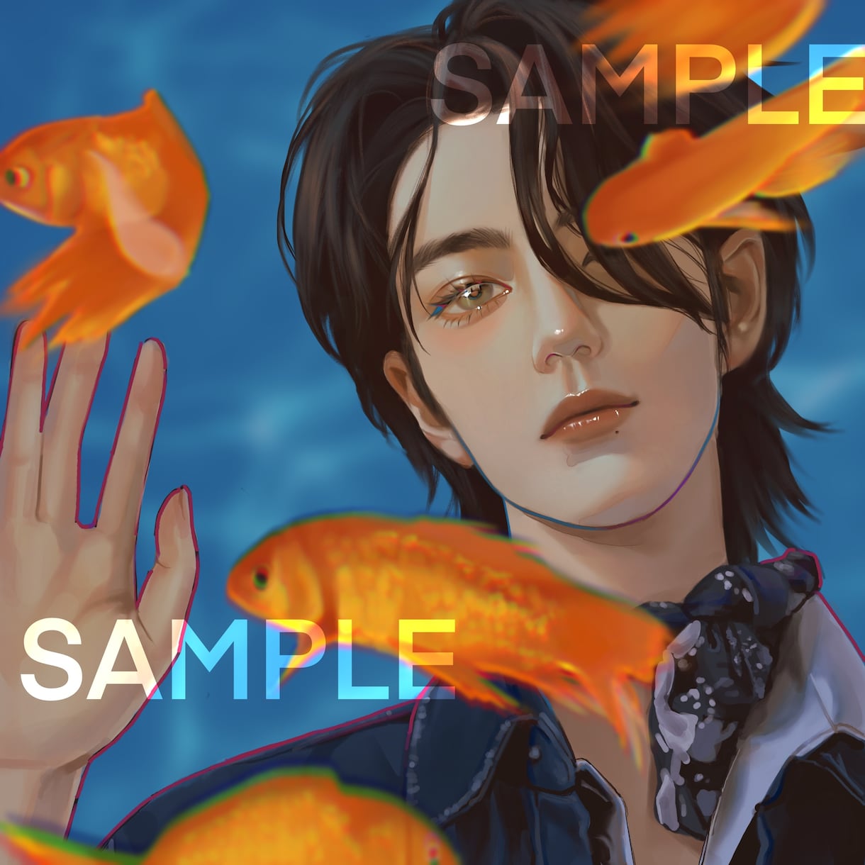 イラスト・似顔絵を描きます 夢幻的で繊細✿質感にこだわった厚塗りイラストを描きます イメージ3