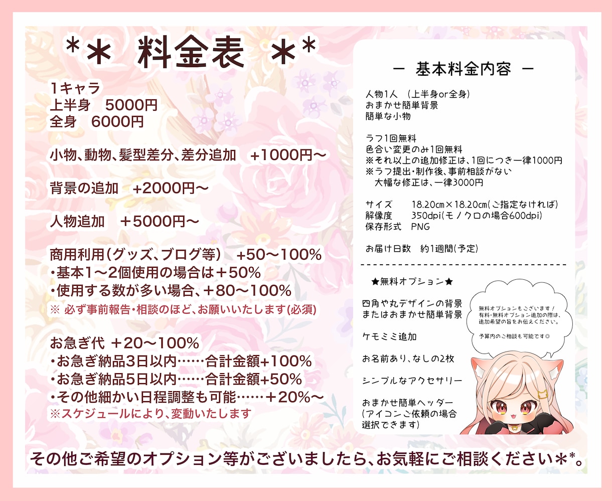 キラキラした可愛いミニキャラのイラスト描きます SNSや配信活動の際に！似顔絵も大歓迎です✧︎*。 イメージ2