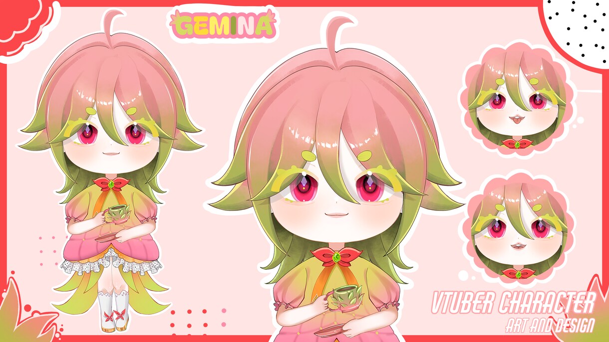 即納品！かわいい★完成品Live2d販売しますます 各限定１点★買って即デビュー！完成品モデルを即日納品します！ イメージ5