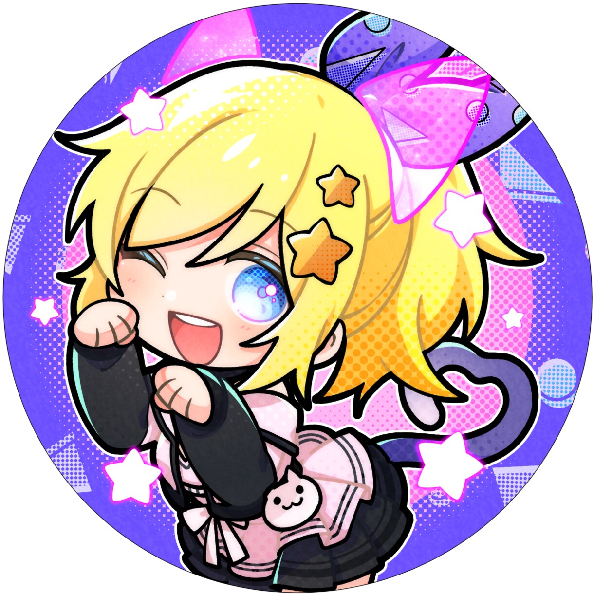 SNS等で使用可能なアイコンを制作します ★かわいくポップにデフォルメされたキャラクター イメージ1