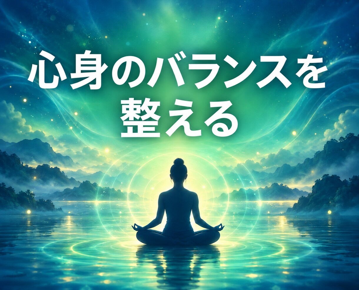 波動のズレを元に戻し、心身のエネルギーを整えます 慢性不安や集中力低下、体のバランス、受験や大会を控える方にも イメージ6