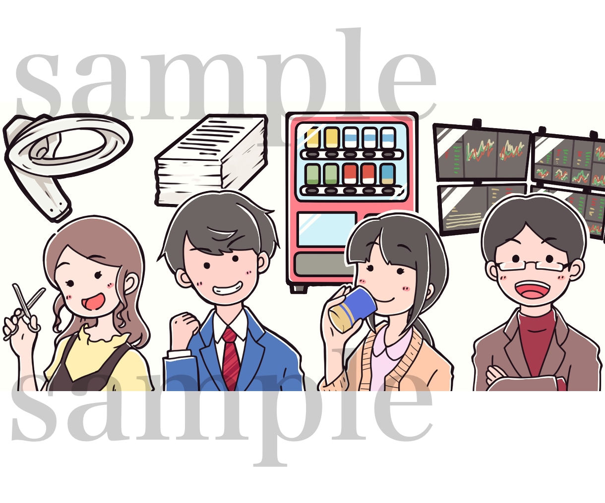 シンプルで相手に伝わりやすいイラスト製作します 商用利用可｜ビジネスやブログ、教材、広告、アイキャッチなどに イメージ6