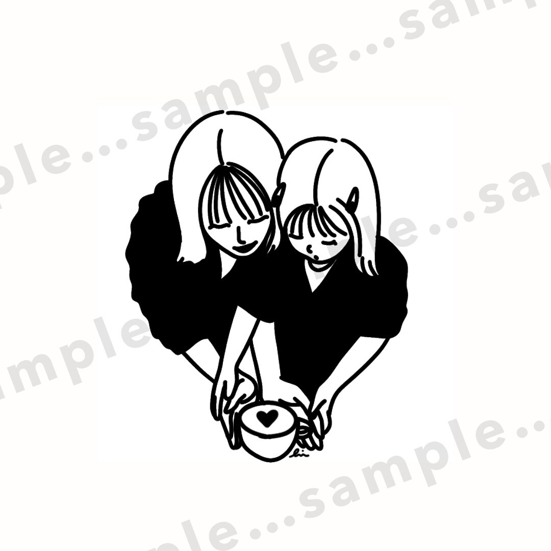 シンプルで使いやすいオリジナルイラストを作成します ★SNSのアイコンやギフトに人気！期間限定価格★ イメージ4
