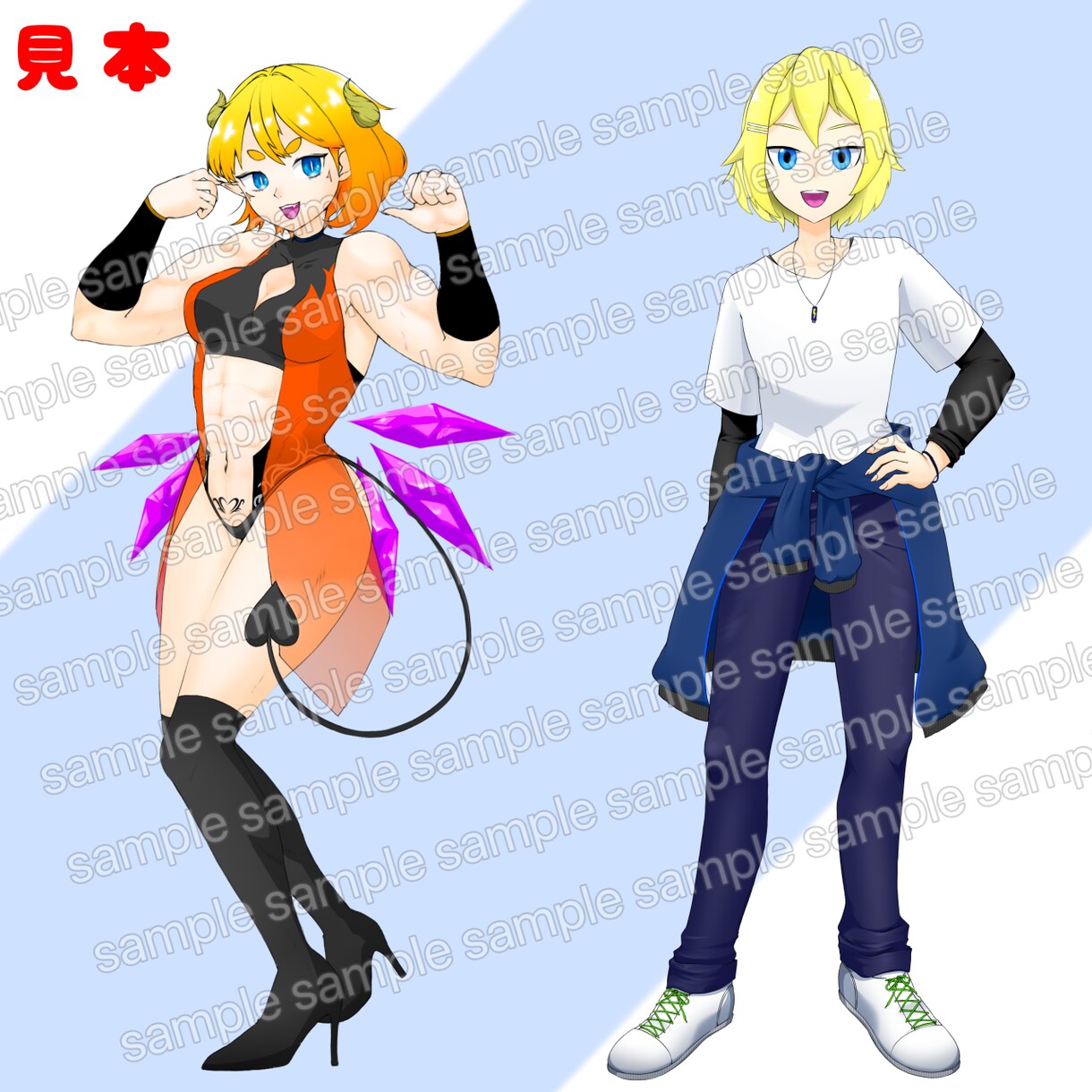 IRIAM用立ち絵を作成させて頂きます あなただけの立ち絵で配信を楽しもう イメージ3