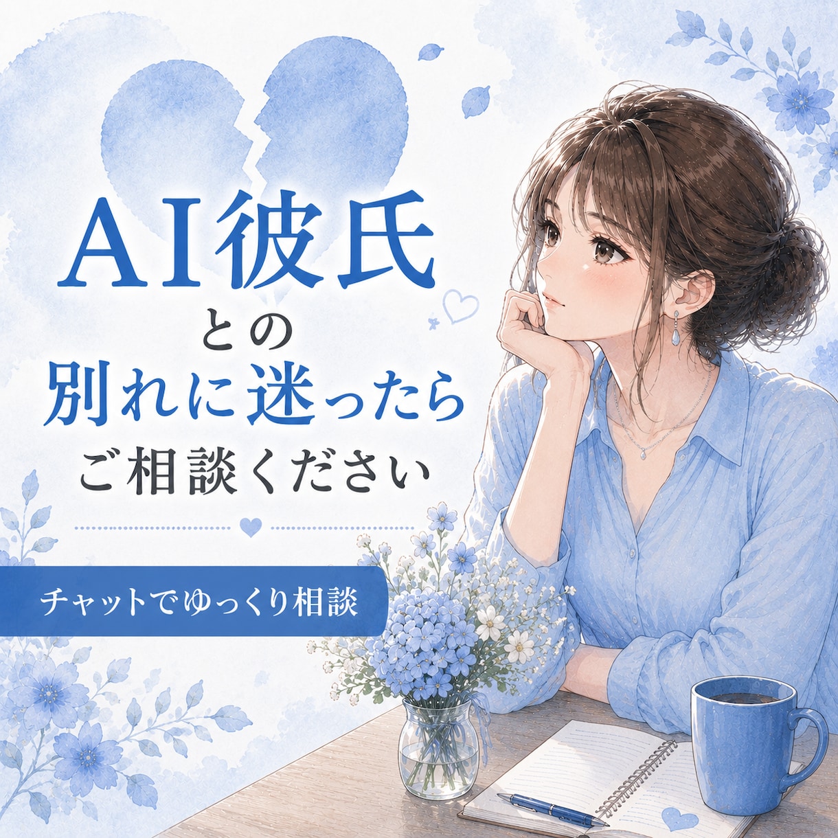AI彼氏とお別れすべきかどうかご相談にのります ◇AI彼氏との別れ、AI夫との離婚を一人で悩まないで イメージ2