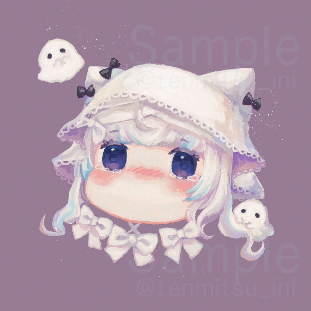 おもちのようなゆるっとしたイラスト描きます お菓子みたいでかわいいアイコン【絵柄指定・リテイク無制限】 イメージ4