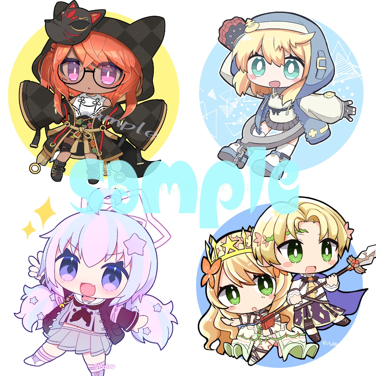 デフォルメ全身イラスト描きます デフォルメのイラストがほしいあなたに！ イメージ4