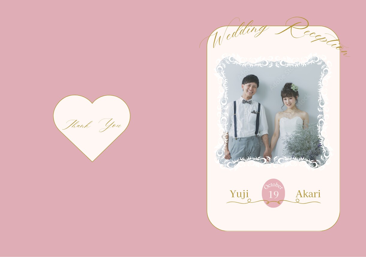 結婚式プロフィールブック★色味変更できます 最高な日に最高なあなたを♪特別な1冊に イメージ5