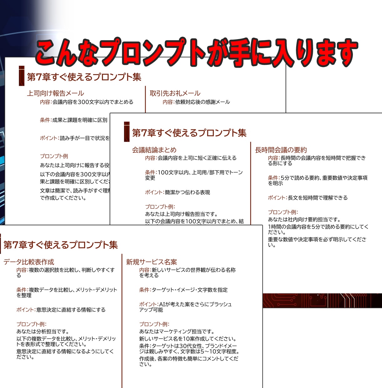 50代管理職の激務をAIで支援します 便利な道具で終わらせない。実務の相棒に進化させる30の型 イメージ8