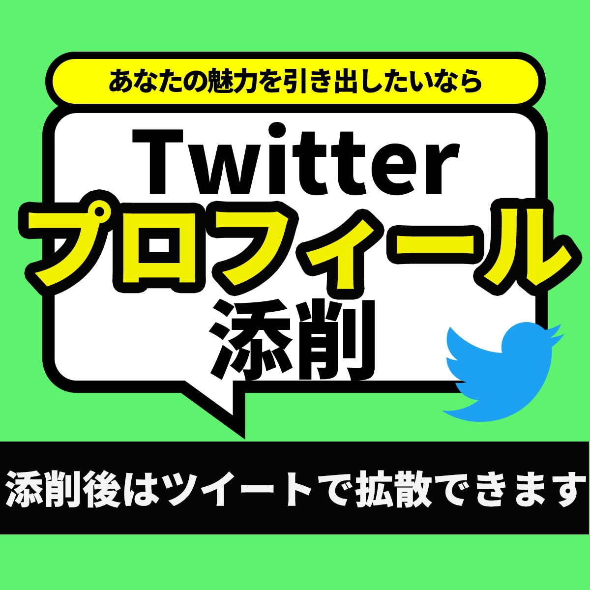 あなたのTwitterプロフィールを添削します 相手に伝わるプロフィールにしていきます イメージ1