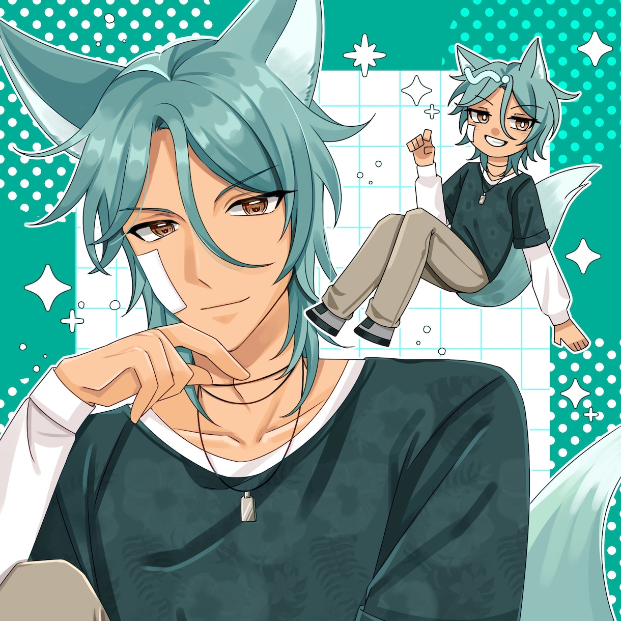 SDイラスト付きのキャラクターイラストを提供します かわいいデフォルメイラストの欲張りセット！ イメージ6