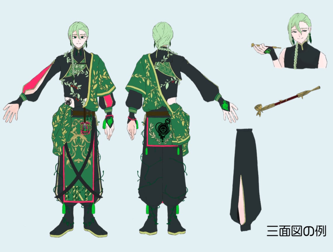 キャラデザ、立ち絵の作成致します 柔軟に対応！素敵なキャラクター作ります！ イメージ6