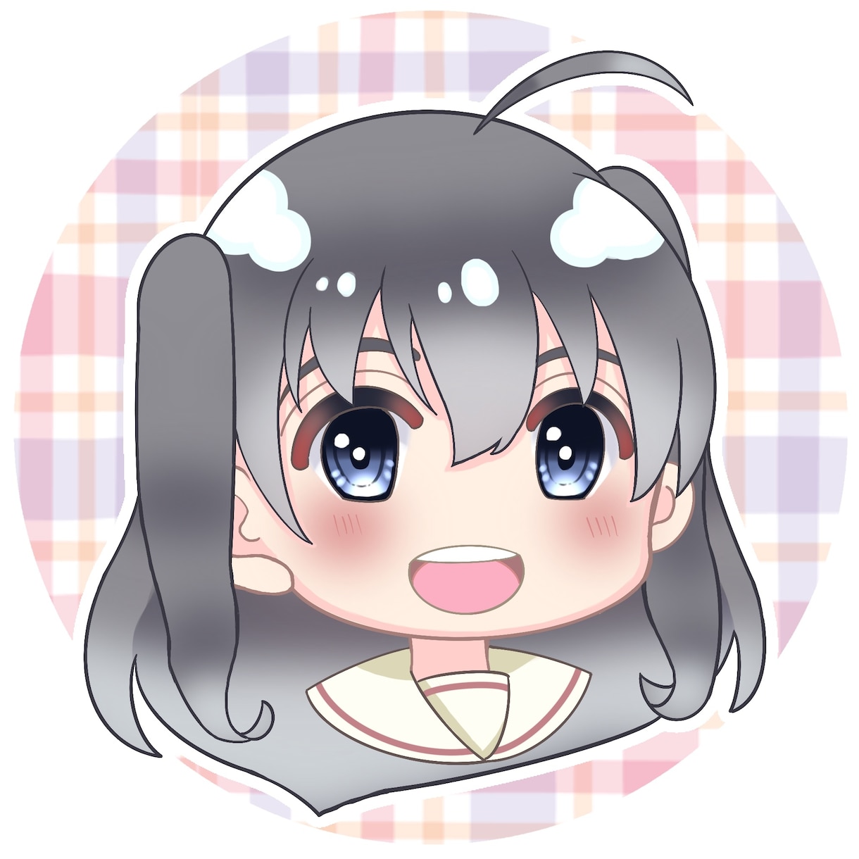 あなただけのミニキャラでかわいいアイコンを作ります 愛らしい表情でフォロワーの注目を浴びる完全オリジナルイラスト イメージ1