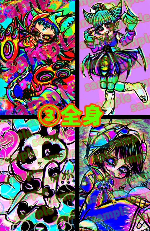 SNS等の魅せるアイコン作成します YouTube(歌ってみた等)&配信用のイラスト描きます！ イメージ3